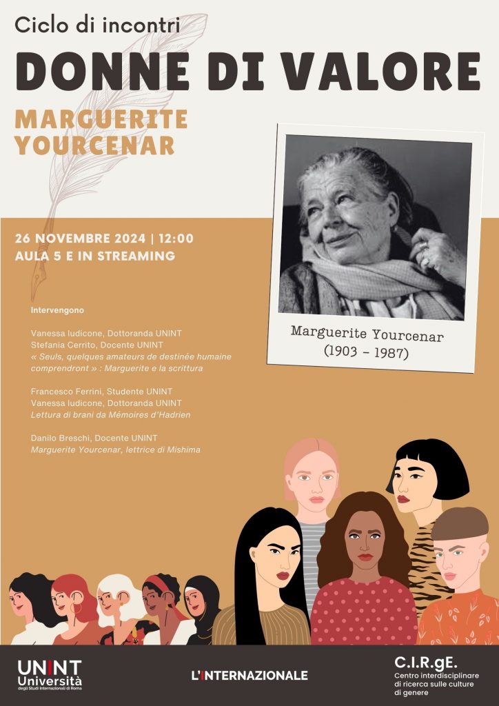 Ciclo Donne di valore: Marguerite Yourcenar