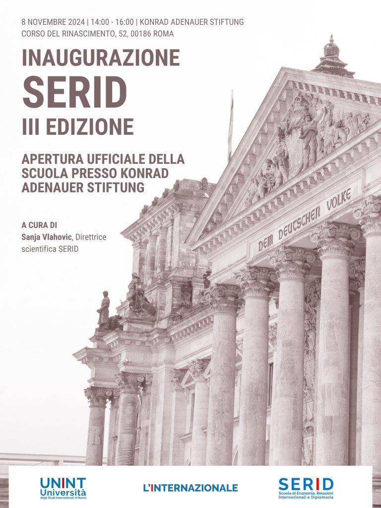 Inaugurazione SERID III edizione: apertura ufficiale della Scuola presso Konrad Adenauer Stiftung