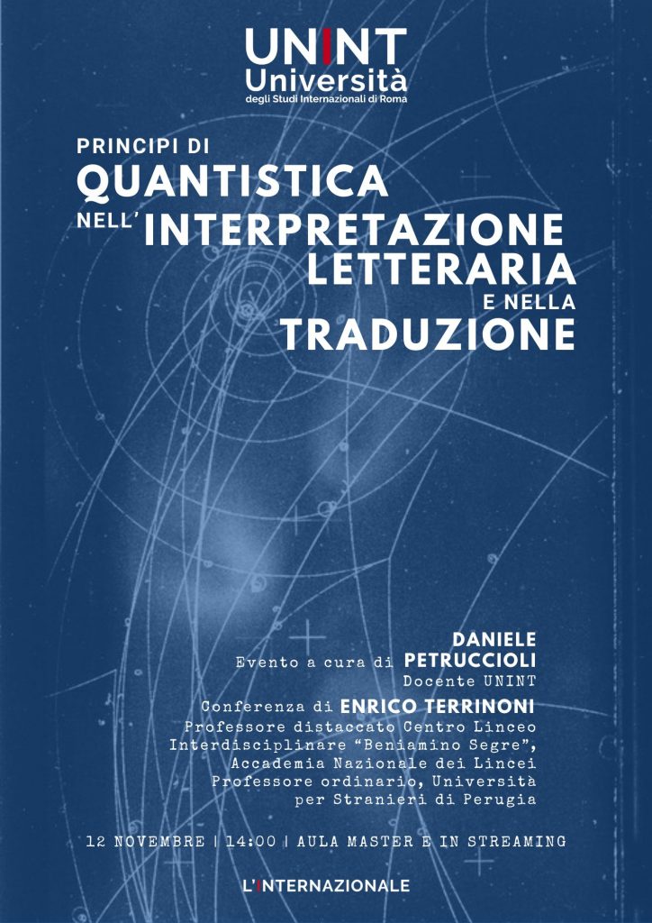 Principi di quantistica nell'interpretazione letteraria e nella traduzione