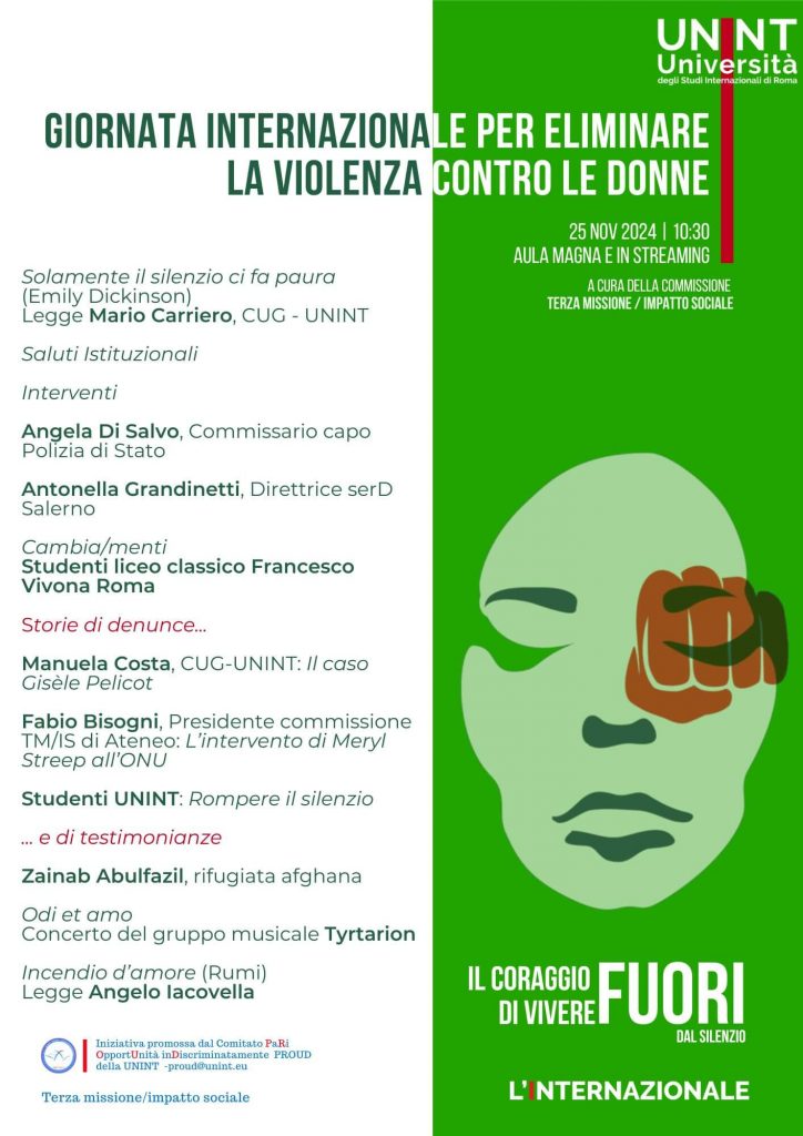 Giornata Internazionale per eliminare la violenza contro le donne 2024