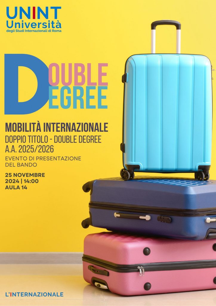 Presentazione del bando Double Degree 2025/2026