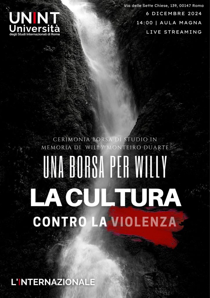 Una borsa per Willy. La cultura contro la violenza