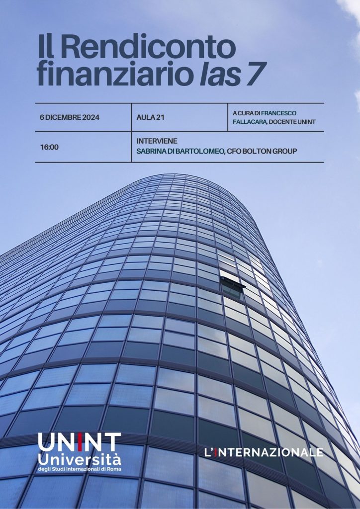 Il Rendiconto finanziario Ias 7